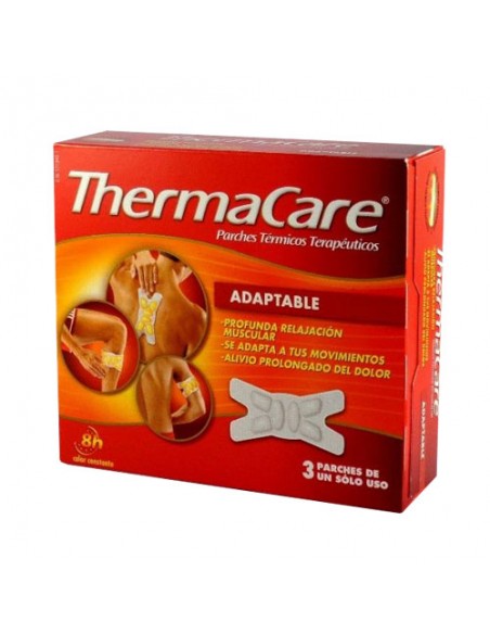 THERMACARE PARCHES TERMICOS ADAPTABLES 3 UNIDADES