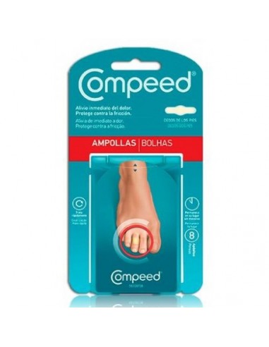 COMPEED AMPOLLAS DEDOS PIES 8 UNIDADES