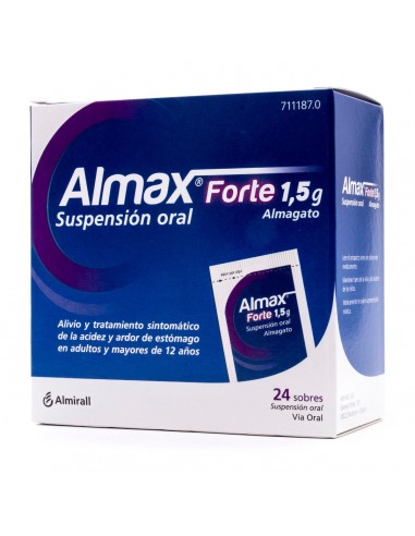 ALMAX FORTE 1,5G 24 SOBRES SUSPENSIÓN...