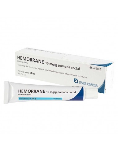 HEMORRANE 10MG/G POMADA RECTAL