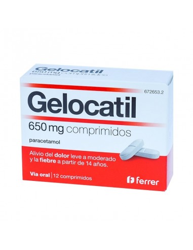 GELOCATIL 650MG 12 COMPRIMIDOS