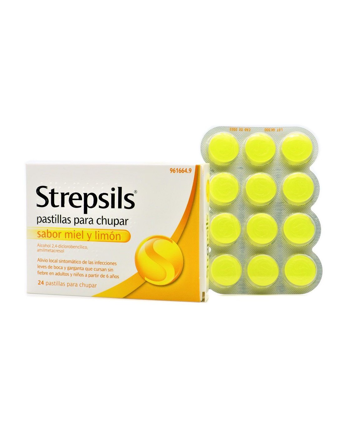 Strepsils con Vitamina C 24 pastillas para chupar