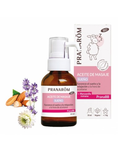 PRANAROM ACEITE DE MASAJE SUEÑO BIO