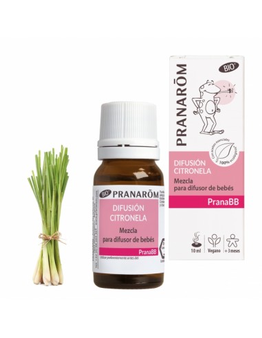 PRANAROM DIFUSION CITRONELA DIFUS BIO ECO 10ML