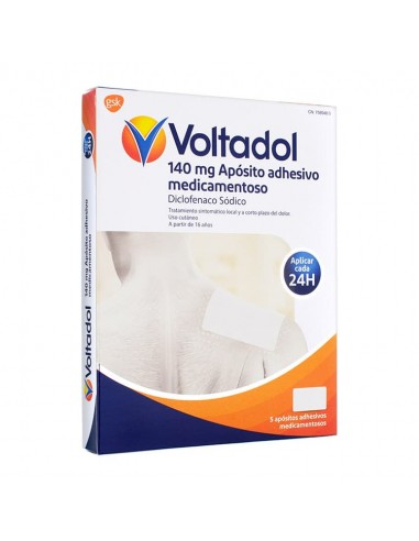 VOLTADOL 140MG APOSITO ADHESIVO...