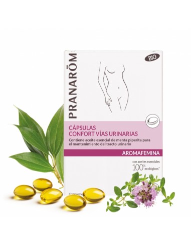 PRANAROM CAPSULAS CONFORT VIAS URINARIAS