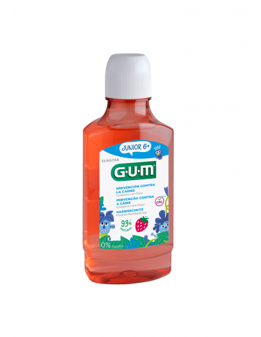 GUM JUNIOR COLUTORIO 1 BOTELLA 300 ML