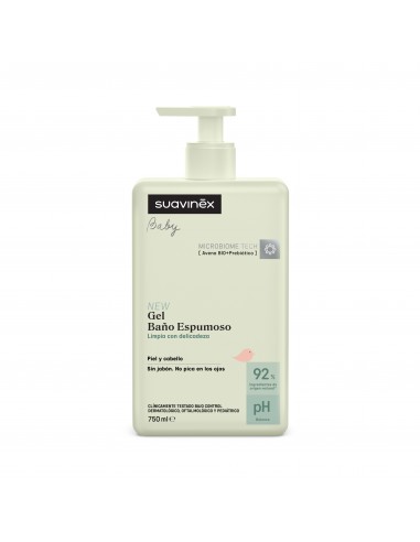 SUAVINEX GEL BAÑO ESPUMOSO 750ML