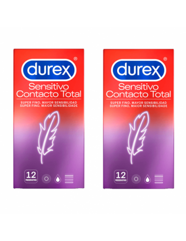 DUREX SENSITIVO TOTAL DUPLO 24U 50%